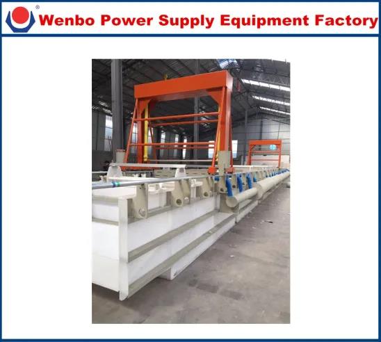 Linyi Wenbo Crane Type Barrel Plating Equipment/Plating Machine for Car Parts/Zinc Plating Plants